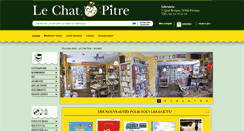 Desktop Screenshot of librairielechatpitre.com